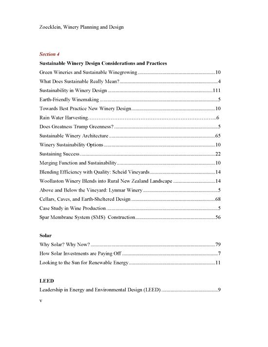 Table of Contents 17th Edition Page 5