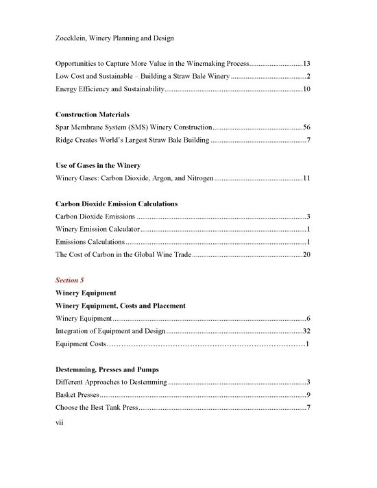 Table of Contents 17th Edition Page 7