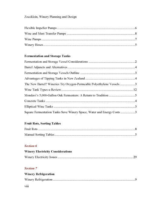 Table of Contents 17th Edition Page 8
